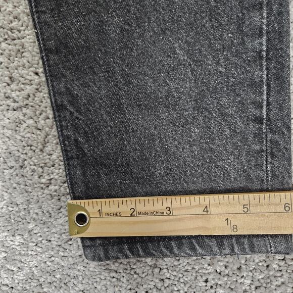 Vtg Levis 501 XX Jeans Women 7 Faded Black Straight Leg Grunge 90s Made in USA - Picture 15 of 16
